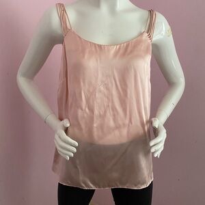 Amanda Uprichard Blush Pink Satin Camisole